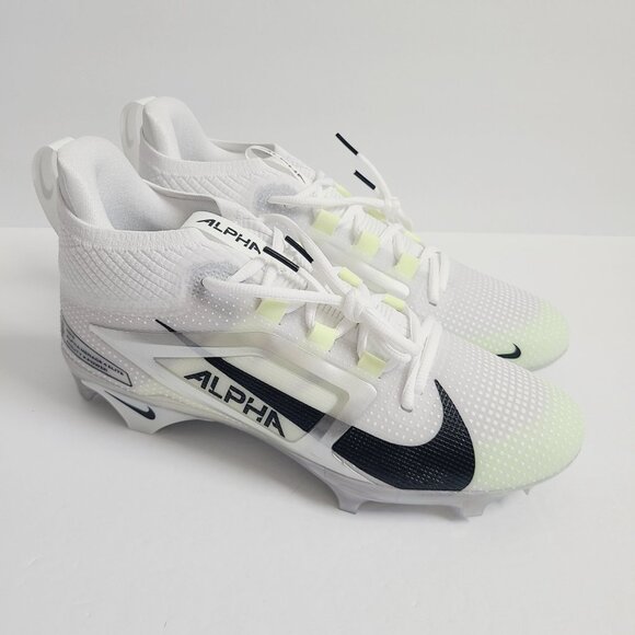 NEW Nike Alpha Menace 4 Elite Football Cleats FD7036-100 Size 13 White main image 4